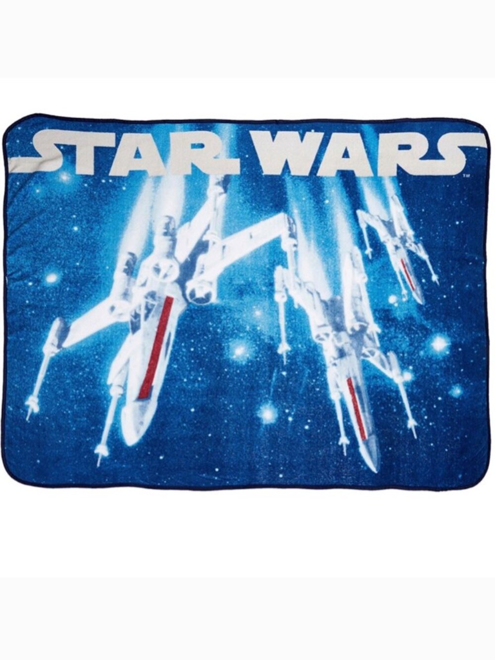 Lucas Films Star Wars Vintage Logo Throw 50x60 NWT